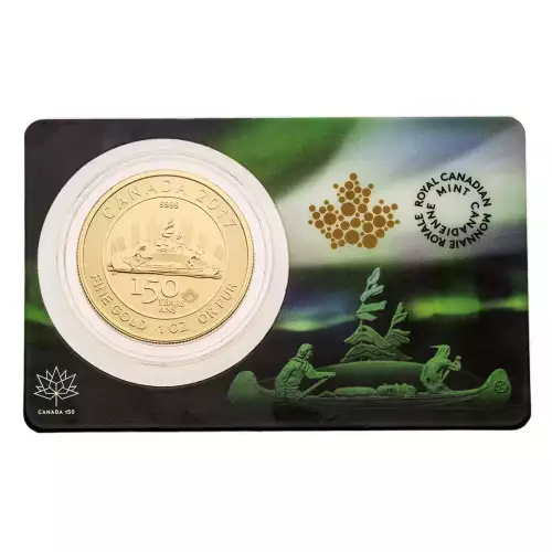 Canadian Special Edition Gold Canada 150 Voyageur 1oz 9999 - 2017