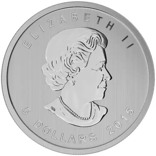 RCM 1oz Silver Birds of Prey Red Tailed Hawk - 2015