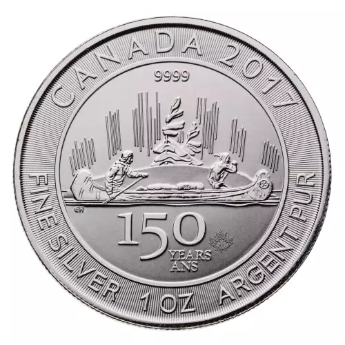 RCM 1oz Silver Canada 150 Voyageur - 2017 (3)