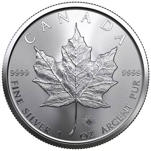 RCM 1oz Silver Canadian Maple Leaf - 2023 (2)