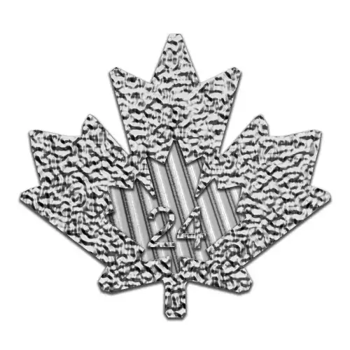 RCM 1oz Silver Canadian Maple Leaf - 2024 (2)