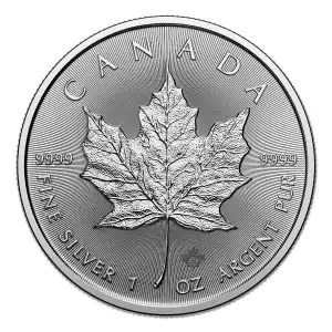 RCM 1oz Silver Canadian Maple Leaf - 2024 (2)