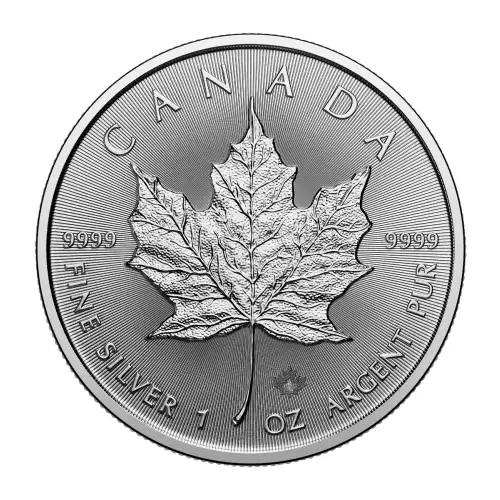 RCM 1oz Silver Canadian Maple Leaf - 2025 (4)