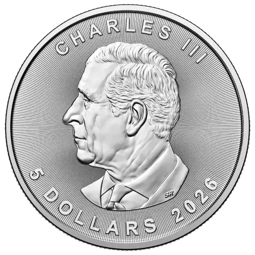 RCM 1oz Silver Canadian Maple Leaf - 2026 (4)