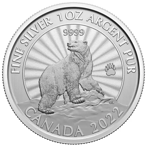 RCM 1oz Silver Majestic Polar Bear Coin -2022 (3)