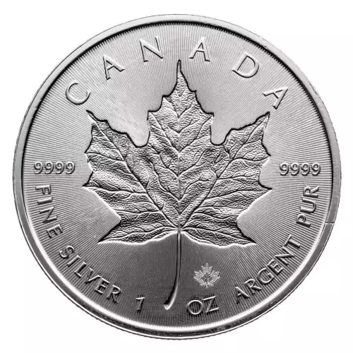 RCM 1oz Silver Maple Leaf Double Incused - Misc. Dated (5)