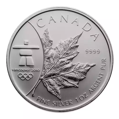 RCM 1oz Silver Maple Leaf Inukshuk - 2008