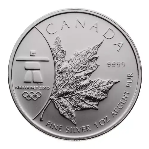 RCM 1oz Silver Maple Leaf Inukshuk - 2008