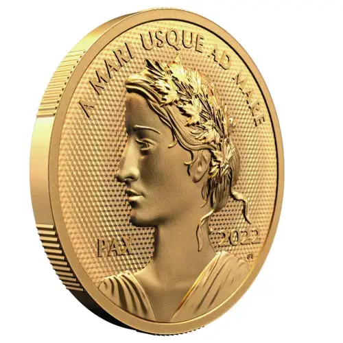 RCM $200 Peace Dollar Gold Coin (.99999), 1.066oz - 2022