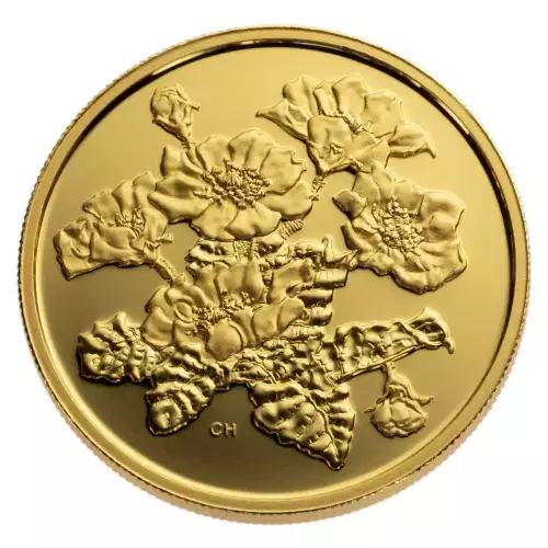 RCM $350 Provincial Floral Gold Coin (.99999), 1.125 oz - Misc Dated (4)