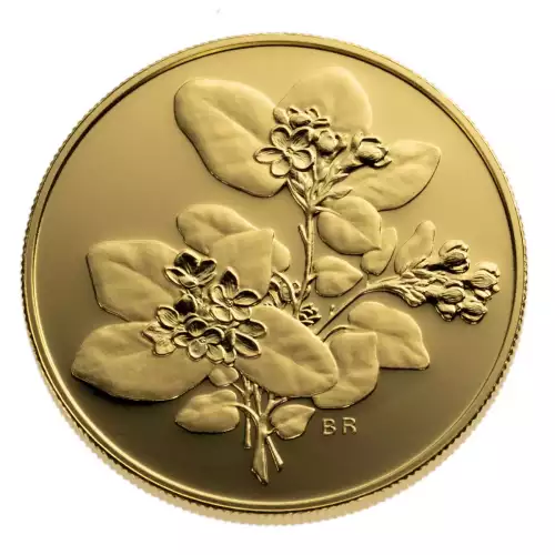 RCM $350 Provincial Floral Gold Coin (.99999), 1.223 oz - Misc Dated (1998 - 2003)  (5)