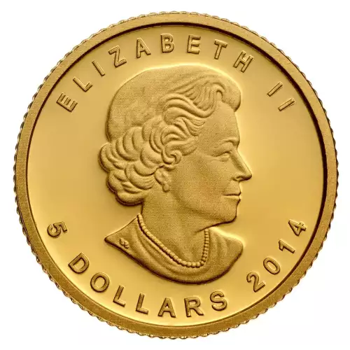 RCM Gold Coin - 5 Blessings, 1/10 oz - 2014