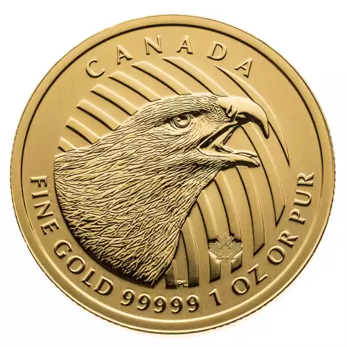 RCM Gold Coin (.99999), 1 oz - Golden Eagle - 2018 (5)