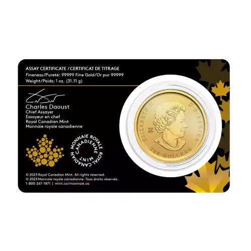 RCM Gold Coin (.99999), 1 oz - Klondike - 2023