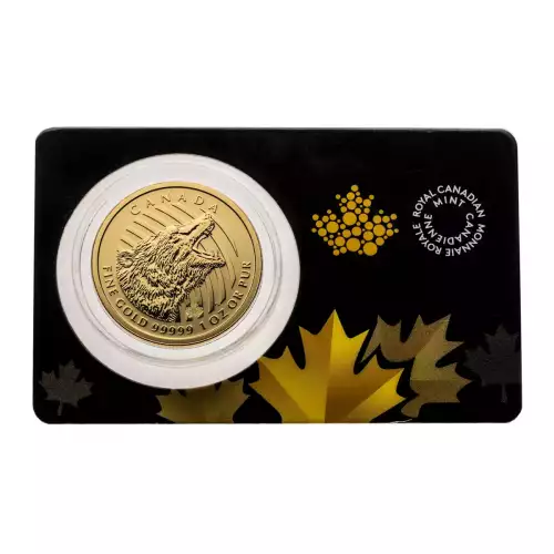 RCM Gold Coin (.99999), 1 oz - Roaring Grizzly - 2016 (3)