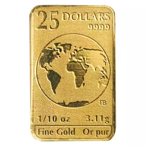 RCM Legal Tender Gold Bar, 1/2oz (1/10oz x 5)  (3)