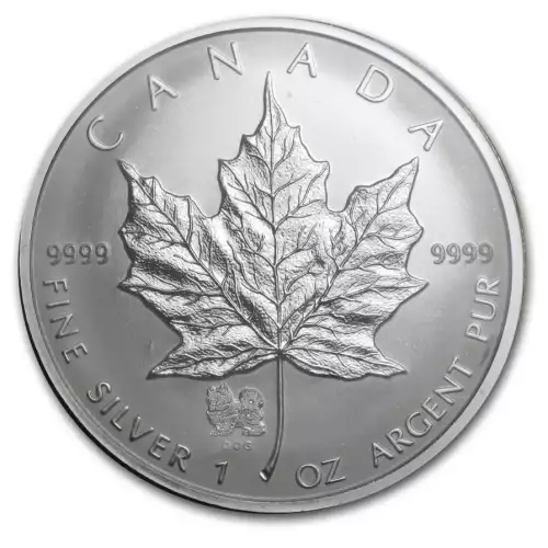 RCM Lunar Privy 1oz Silver Maple Leaf, Dog - 2006 (2)
