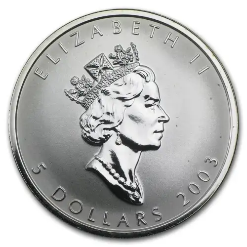 RCM Lunar Privy 1oz Silver Maple Leaf, Horse - 2003 (2)