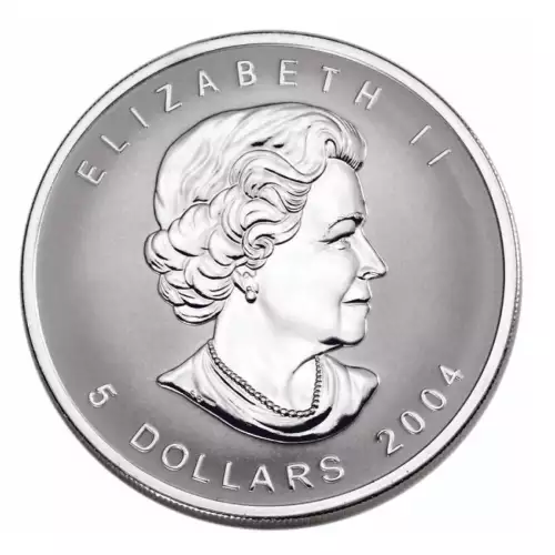 RCM Privy 1oz Silver Maple Leaf, D-Day - 2004