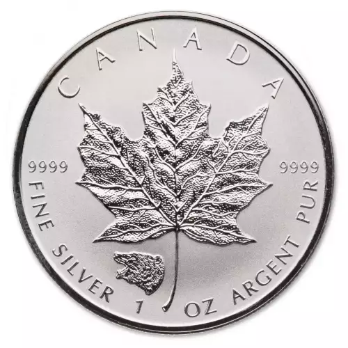 RCM Privy 1oz Silver Maple Leaf, Grizzly - 2016