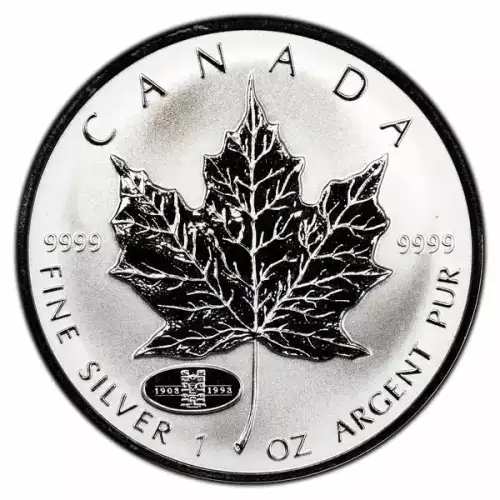 RCM Privy 1oz Silver Maple Leaf, RCMP - 1998 (2)
