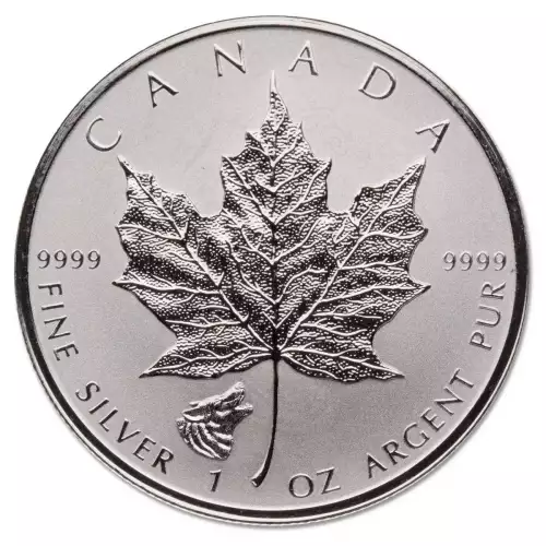 RCM Privy 1oz Silver Maple Leaf, Wolf (2)