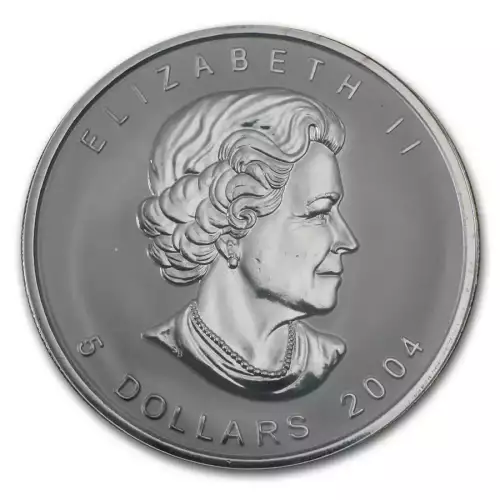 RCM Zodiac Privy 1oz Silver Maple Leaf, Cancer - 2004