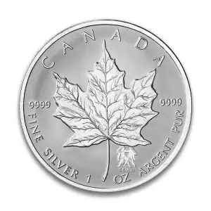 RCM Zodiac Privy 1oz Silver Maple Leaf, Gemini - 2004