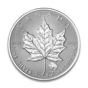 RCM Zodiac Privy 1oz Silver Maple Leaf, Taurus - 2004 (2)