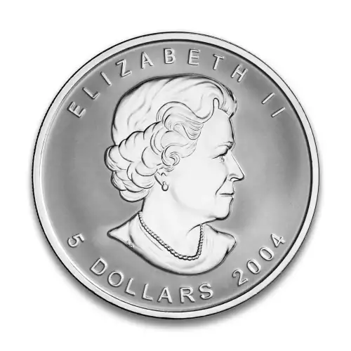 RCM Zodiac Privy 1oz Silver Maple Leaf, Virgo - 2004