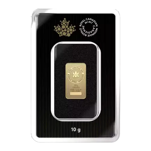 Royal Canadian Mint Gold Bar, 10 gram