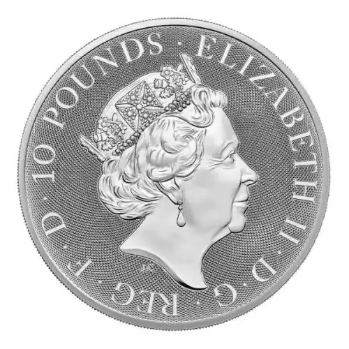 Royal Mint 10 oz Silver , British Royal Arms - Misc. Dated (2)