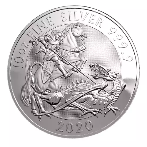 Royal Mint 10 oz Silver Coin, Valiant - Misc. Dated (5)