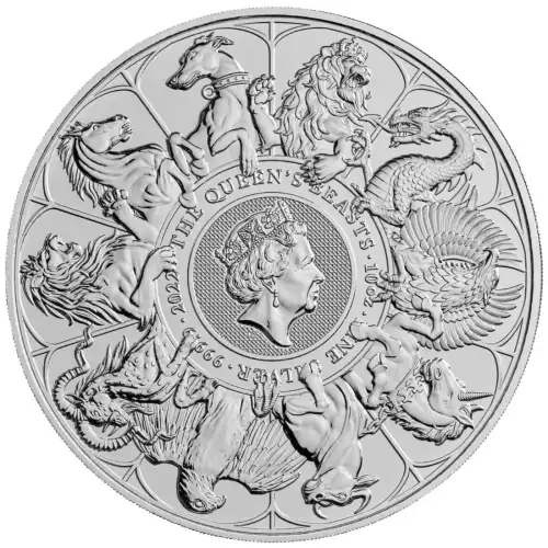 Royal Mint 10oz Silver Queen's Beast: Completer (3)