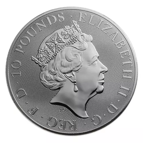 Royal Mint 10oz Silver Queen's Beast: The Black Bull of Clarence - 2019 (2)