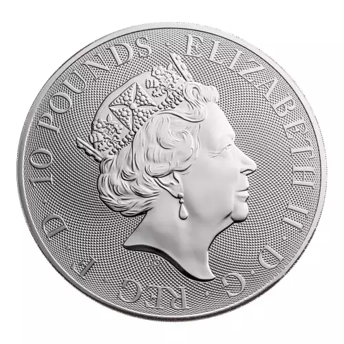 Royal Mint 10oz Silver Queen's Beast: Unicorn of Scotland - 2019 (2)