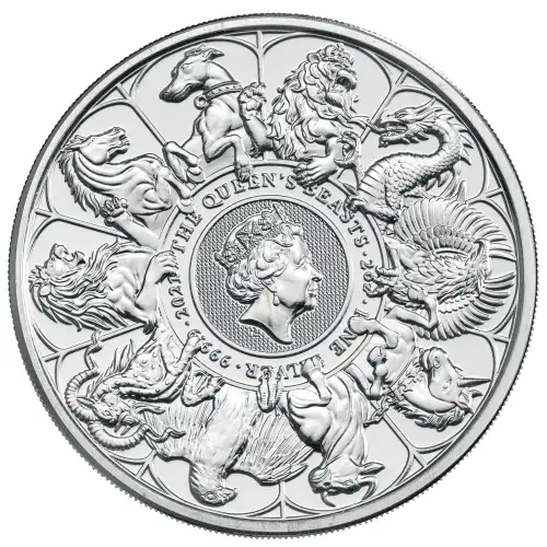 Royal Mint 2oz Silver Queen's Beast: Completer (3)