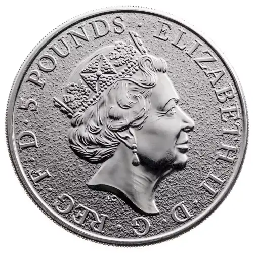 Royal Mint 2oz Silver Queen's Beast: Red Dragon Of Wales - 2017 (2)