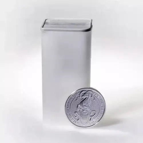 Royal Mint 2oz Silver Queen's Beast: The Yale of Beaufort - 2019