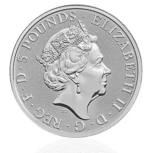 Royal Mint 2oz Silver Queen's Beast: Unicorn of Scotland  - 2018 (2)