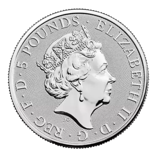 Royal Mint 2oz Silver Tudor Beast: Yale of Beaufort - 2023 (2)