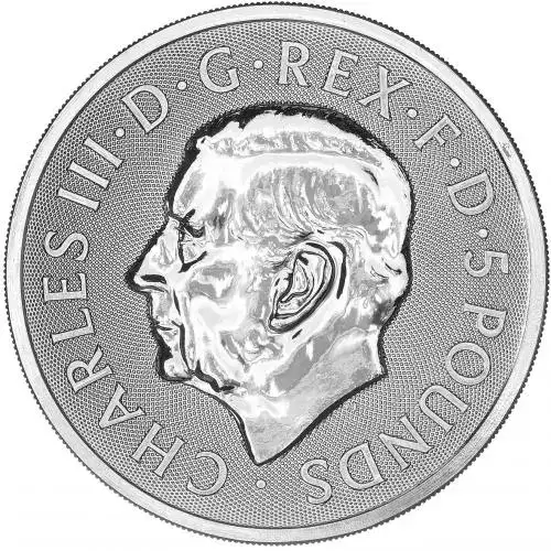 Royal Mint 2oz Silver Tudor Beasts: Queen's Panther - 2025