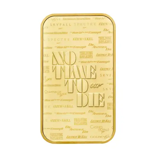 Royal Mint Gold Bar, 1 oz - James Bond (007) - No Time to Die (4)
