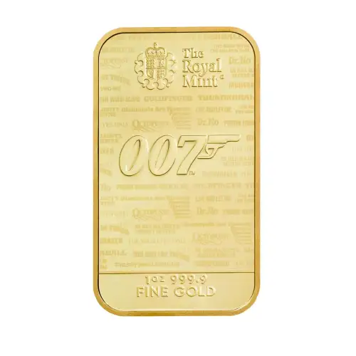 Royal Mint Gold Bar, 1 oz - James Bond (007) - No Time to Die (3)