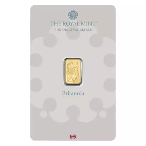 Royal Mint Refinery Gold Bar, 1 gram