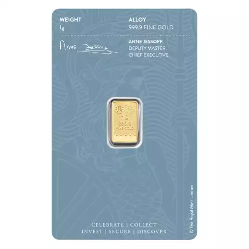 Royal Mint Refinery Gold Bar, 1 gram (2)