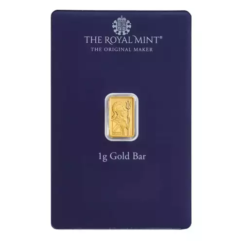 Royal Mint Refinery Gold Bar, 1 gram - Best Wishes