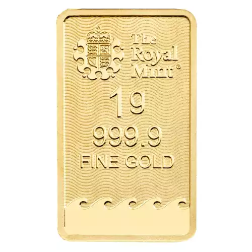 Royal Mint Refinery Gold Bar, 1 gram - Best Wishes (5)