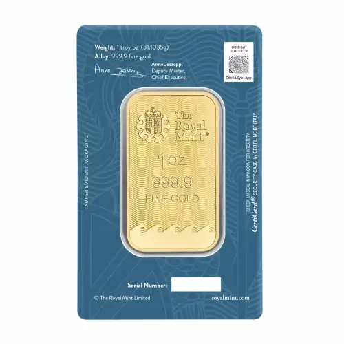Royal Mint Refinery Gold Bar, 1 oz (4)