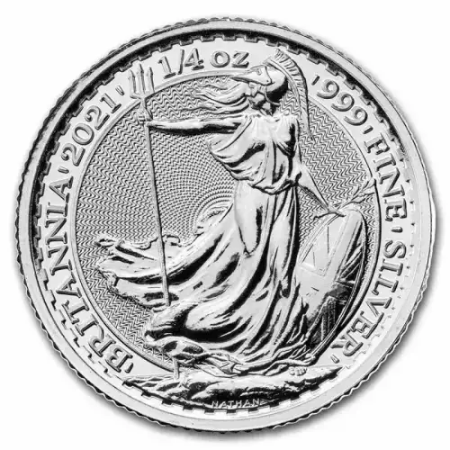 Royal Mint UK 1/4oz Silver Britannia - Backdated (2)